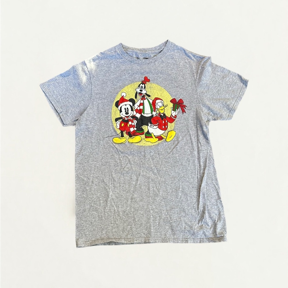 Disney Gray T-Shirt with Mickey and Friends